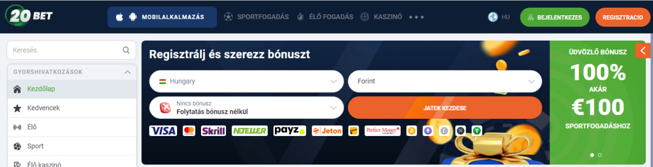 20bet bukméker